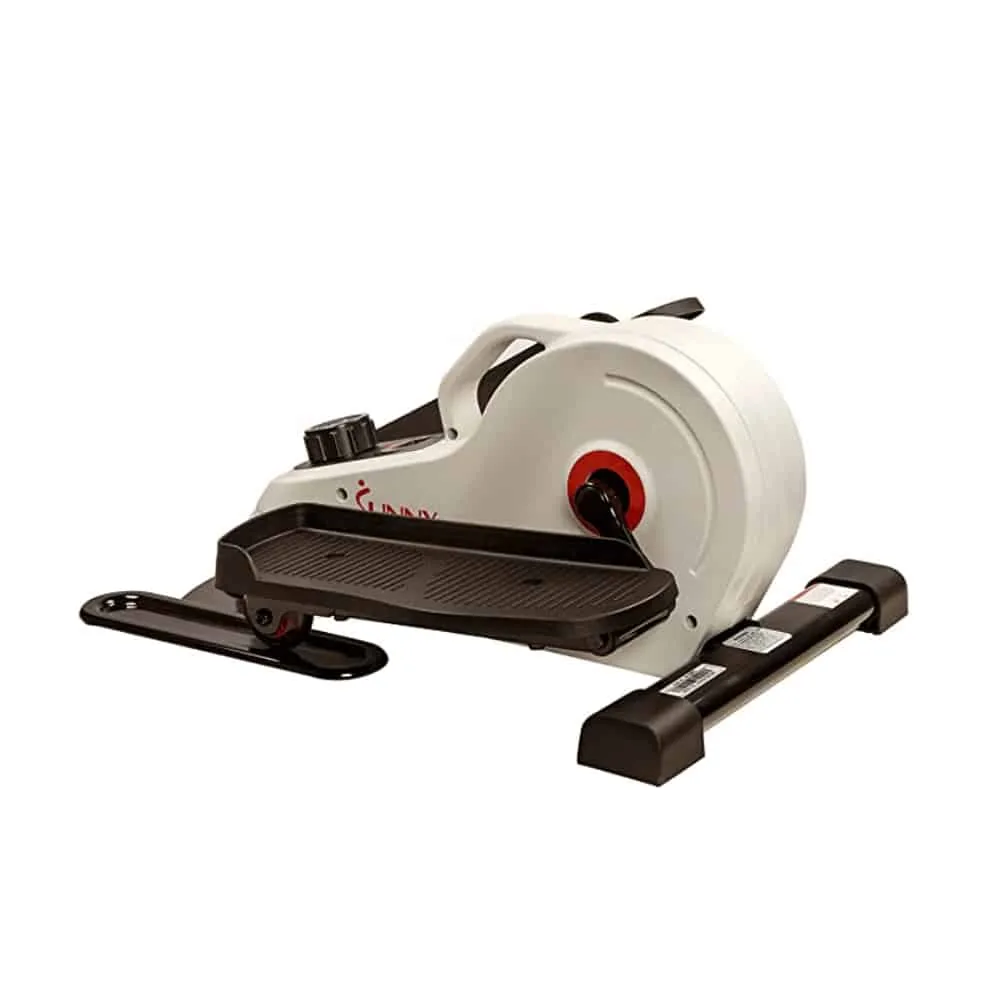 Sunny Health & Fitness Fully Assembled Magnetic Under Desk/Standup Elliptical Machine
