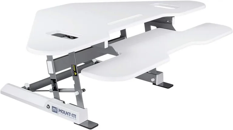 Mount It Height Adjustable Corner Standing Desk Converter Review