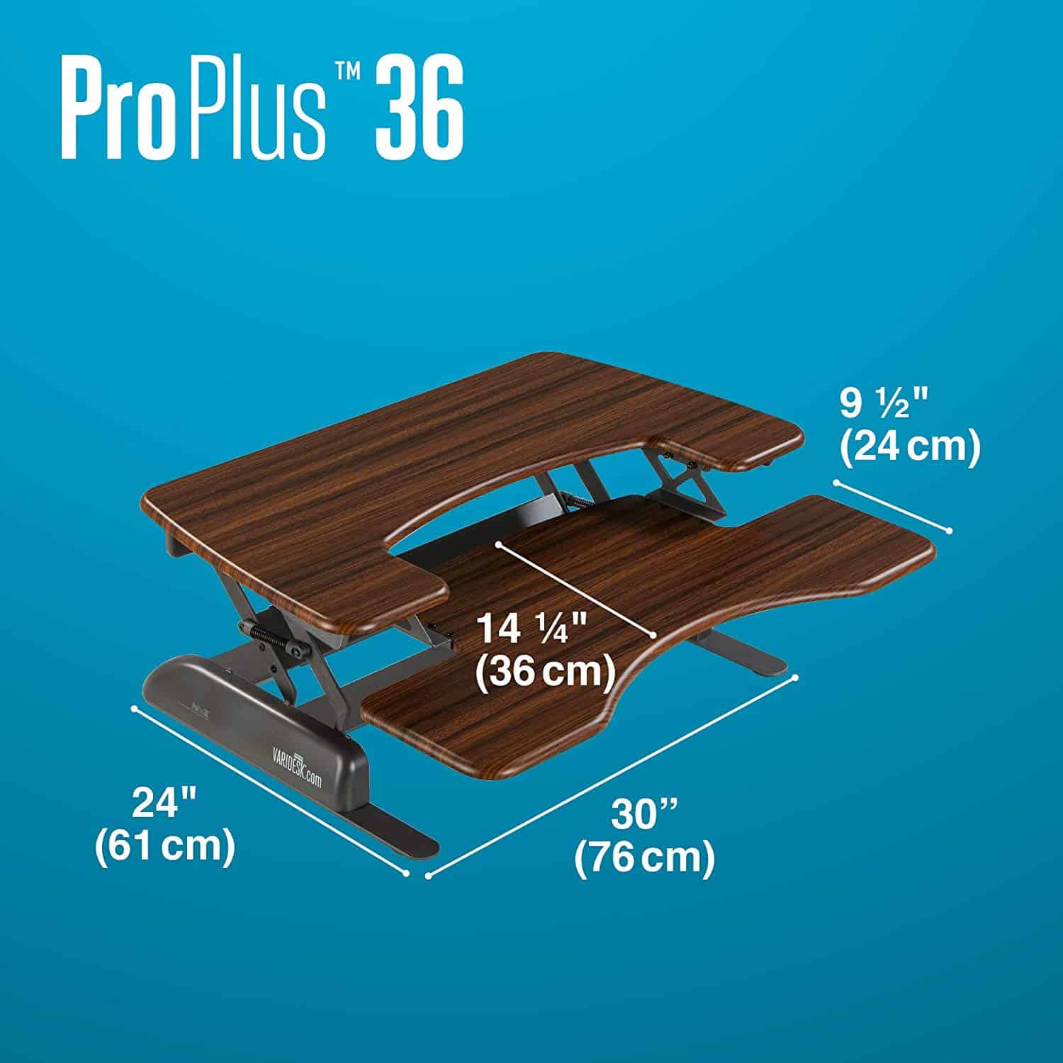 VARIDESK Height Adjustable Standing Desk Converter Pro Plus 36 Review Pain Free Working