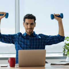 Arm Exercises to Do at Your Desk