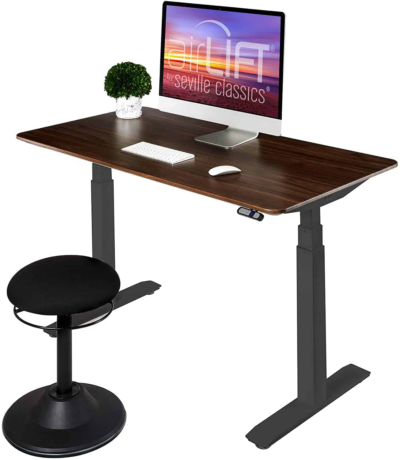 Seville Classics Airlift Pro Electric Adjustable Standing Desk Review
