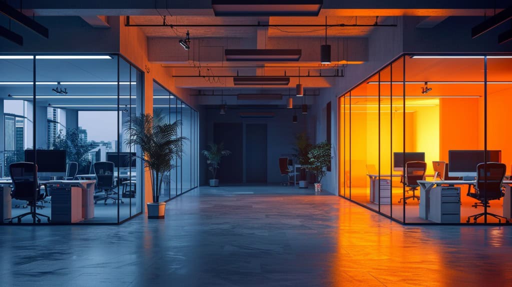 7 Ambient Lighting Ideas for the Office Pain Free Working