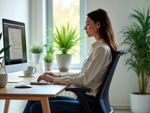 How to Have Good Posture When Sitting at Work