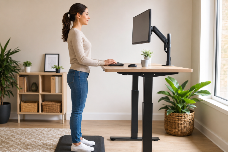 Perfect Standing Desk Height: How to Find the Right Ergonomic Position for Your Workspace